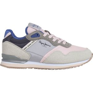 Pepe Jeans - PGS400007 - Hardloopschoenen - Veelkleurig - Plat - Vetersluiting - Casual