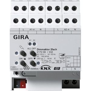 Gira KNX DIN-rail Dimactor-bussysteem - 217200 - E2QU4