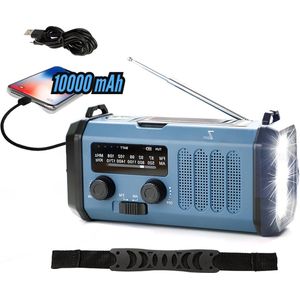 Noodradio – Draagbare Radio - Blauw