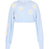 myMo - Back to School - Cropped Trui - Met Bloemenborduursel