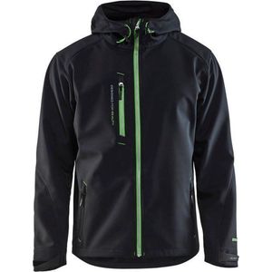 Blåkläder 4949 Softshell Jack – Zwart/Groen - M