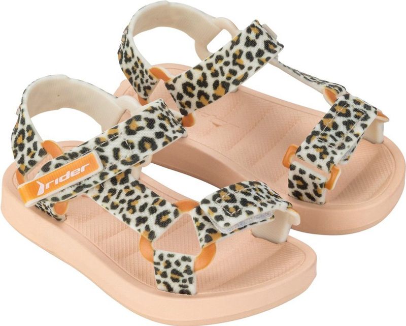 Rider - Free Style - Sandaal - Beige/Oranje - 100% Rubber