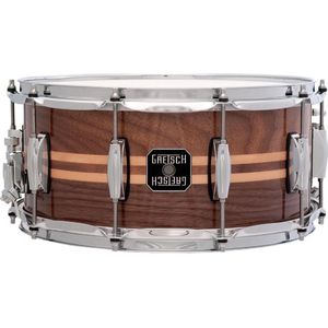 Gretsch Full Range Snare S-6514W-MI, 14""x6,5"", Gloss Walnut - Snare drum