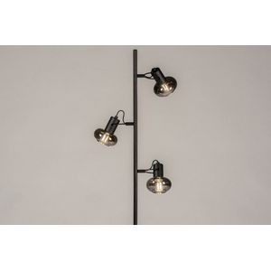 Lumidora Vloerlamp 74249 - 3 Lichts - E14 - Zwart - Grijs - Metaal