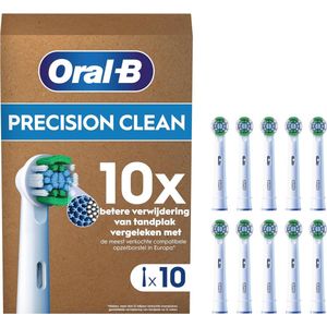Precision Clean Opzetborstels voor Elektrische Tandenborstels - 10 Stuks voor Optimaal Tandenreiniging