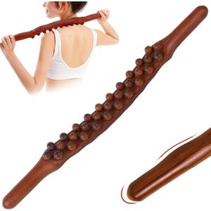 Massage Stick - Massage roller - Massage Stok - Massager Hele Lichaam - Massage Stok - Gua Sha Massage Tool - Massagebal - Voor Rug, Nek, Schoud - massageroller met greep - Massage Roller Tool - Relax