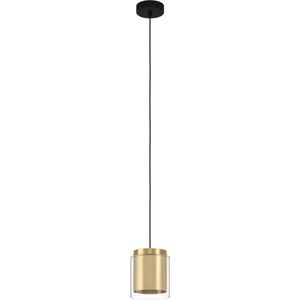EGLO Lagunitas Hanglamp - E27 - Ø 15 cm - Zwart/koper/Goud