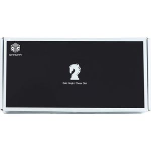 Shagam - Schaakbord Met Schaakstukken - Schaakset - Schaakspel - Schaken - Chess - Hout - 39 cm