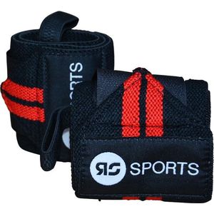 RS Sports Wrist Wrap Set l zwart rood