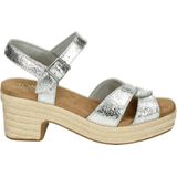 TOMS - Isla - Casual Sandalen - Zilver - Mid Heel 2,75 inch