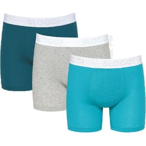 sloggi men Go Short C3P - Donkerblauw combinatie - Maat S