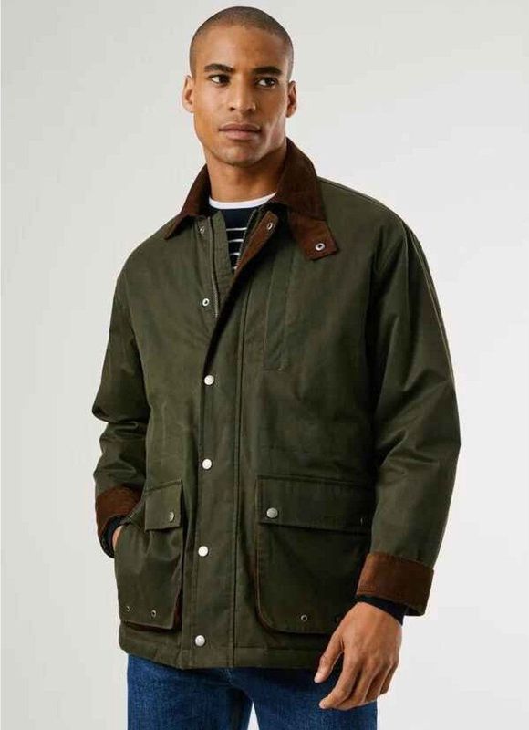 Pepe Jeans - Joseph - Jas - Groen - Klassiek Geïnspireerd Functioneel Jack