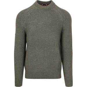 Superdry Pullover Donkergroen - Maat XXL - Heren - Pullovers