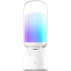 Buitenkampeerlamp Bluetooth-luidspreker Kleurrijke luidspreker Sfeerverlichting Kampeertentlamp - Wit