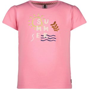 B. Nosy Y403-5472 Meisjes T-shirt - Sugar Pink - Maat 134-140