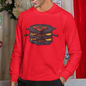 Foute Kerst Trui Rood Gourmetstel 3XL