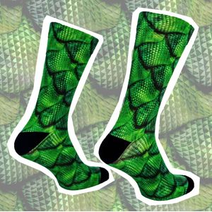 Sock my iguana skin maat 43/46 groen