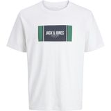 Jack & Jones - Jjhayato Tee - T-shirt - Wit - Regular Fit