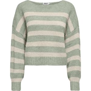Only - LAYA - Gebreide Pullover - Regular Fit - All-over Motief