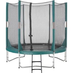 Etan® Hi-Flyer Trampoline Met Veiligheidsnet - Ø 183 cm / 06ft - Incl. Ladder - Groen - Kindertrampoline - Max. Gebruikersgewicht 50 kg