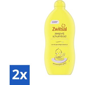 Zwitsal - Schuimbad - Zeepvrij - Huidvriendelijk - 700 ml - Voordeelverpakking - 2 stuks