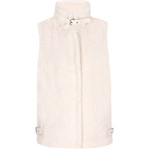 usha - Vest - Zwart - Regular Fit - Teddy Stof