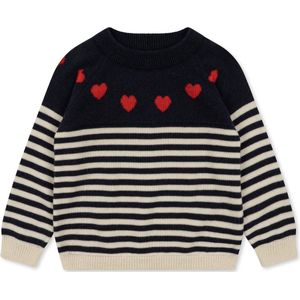 Konges Slojd Sweatshirt Heart Stripe