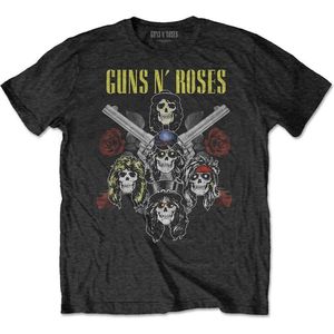 Guns N' Roses - Pistols & Roses Heren T-shirt - XL - Zwart