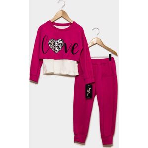 Kinder Lounge Set - Roze - Huispakken