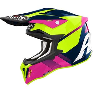 Airoh Strycker Blazer Blue Pink Helmet XL - Maat XL - Helm