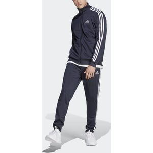 adidas Sportswear Basic 3-Stripes Tricot Trainingspak - Heren - Blauw- M/S
