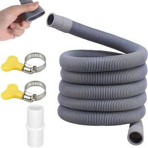 Afvoerslang Airco 15 m - Verlengingsset voor wasmachines met slangklemAfvoerslang Spoelmachine - Afvoerslang verlenging met slangklemAfvoerslang voor spoelmachine - Afvoerslang verlenging 6 meter
