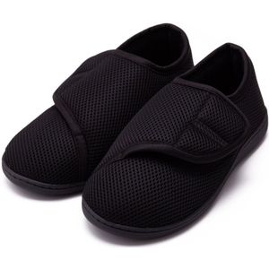 longziming -Senioren Schoenen met Klittenband – Comfortabel, Ademend en Antislip – Gemakkelijk Aan te Trekken – S(38-39)