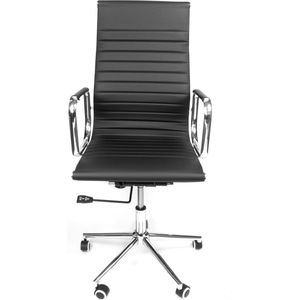 Kangaro bureaustoel - zwart - PU leer - K-850210
