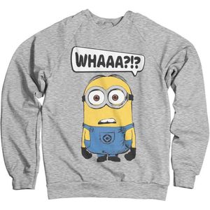 Minions Sweater/trui -XL- Whaaa?!? Grijs