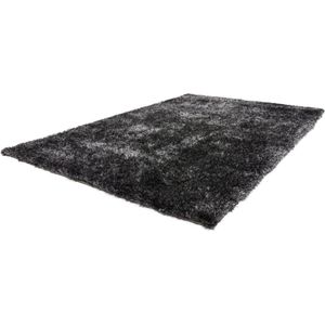 Twist - Handgemaakt - Hoogpolig - Vloerkleed – Vloer kleed - Tapijt – Karpet - 160x230 - Antraciet wit