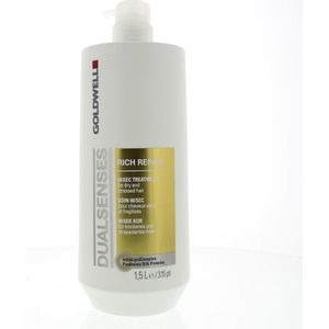 SALE Goldwell Dualsenses Rich Repair 60sec Treatment Masker Droog/Gestrest Haar 1500ml