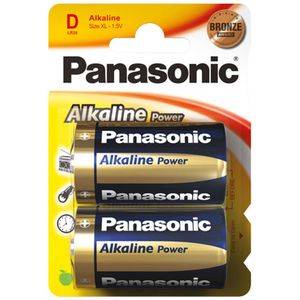 Panasonic Alkaline Power Alkaline 1.5V niet-oplaadbare batterij - Type D