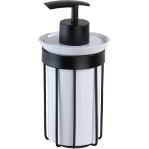 WENKO Zeepdispenser Classic Plus Black mat zwart - Zeeppompje