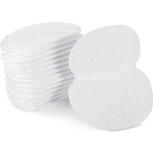 Oksel Zweetpads 100 Stuks - 12x9cm Uniseks - 3-Laags Absorberend - Plakrand Voor Kleding - Geurloos & Huidvriendelijk - Zakformaat
