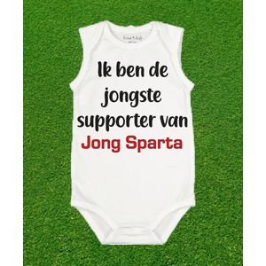 Rompertje jongste supporter van Jong Sparta.