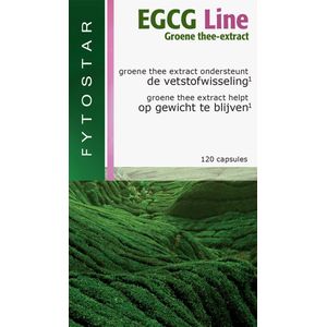 Fytostar EGCG Line - Afslanksupplement - Vetverbranding - Voedingssupplement – 120 capsules