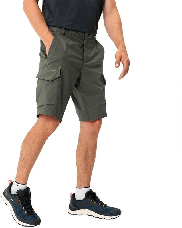 Vaude Neyland Cargo Broek - Heren - Groen - Biologisch Katoen en Gerecycled Polyester