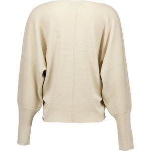NUKUS Batwing Pullover Lurex Truien & vesten Dames - Sweater - Hoodie - Vest- Zand - Maat XL