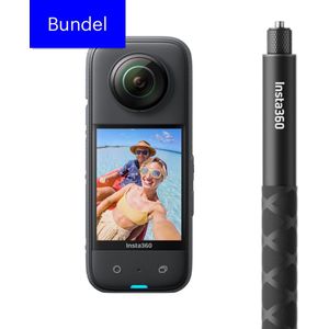 Insta360 - Action camera X3 - Bundel met selfie stick 23-114 cm