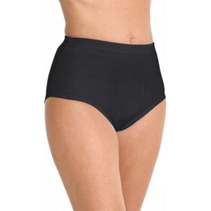 Geribde interlock onderbroek met hoge taille - set van 3