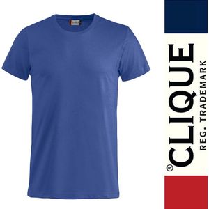 5-Pack Clique Basic T-shirt Blauw Maat XXL