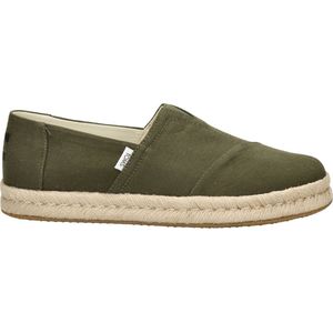 TOMS Shoes ALPARGATA ROPE 2.0 - Volwassenen Instappers - Kleur: Groen - Maat: 14