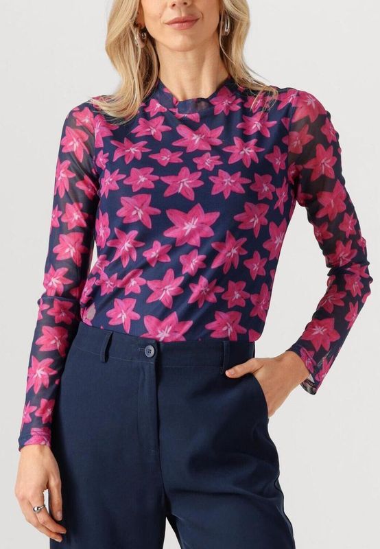 Ydence Top Willemijn Tops & T-shirts Dames - Shirt - Multi - Maat XS