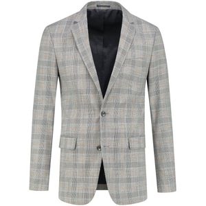 GENTS - Colbert overruit -brique - Polyblend - Grijs-Bronk - Maat 50/L